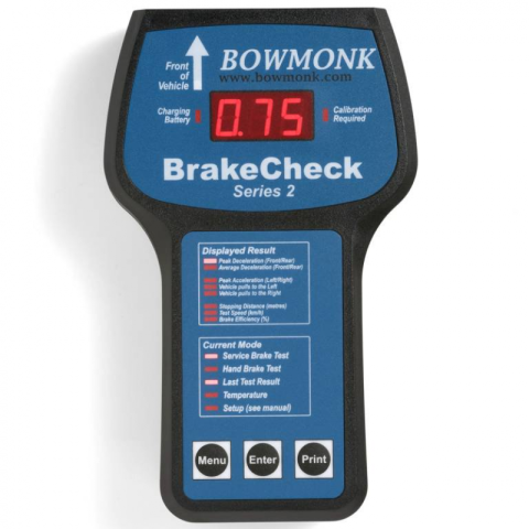 Máy kiểm tra phanh xe ô tô cầm tay Bowmonk Brake Tester UK BrakeCheck 